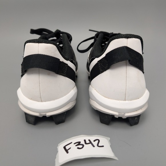 Adidas Icon 7 Bounce Baseball Mens Cleats Size 4 Black White S23919 - Picture 8 of 12